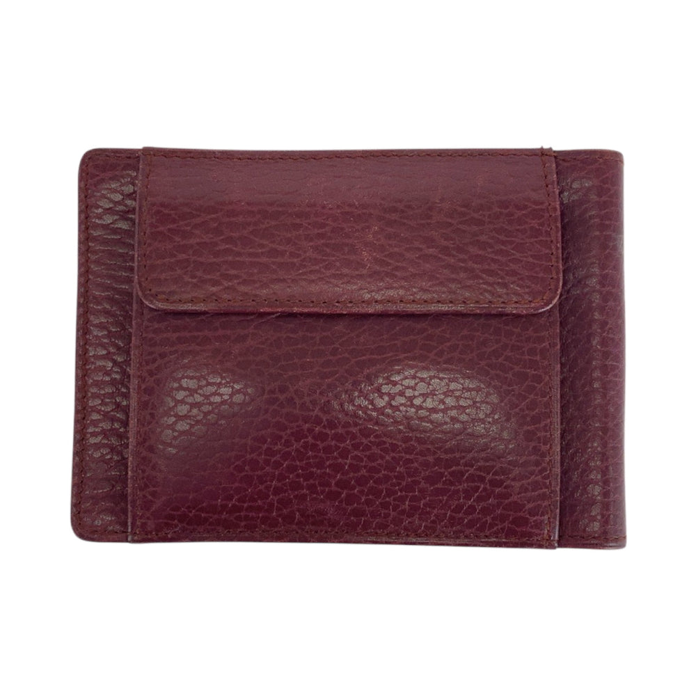 CARTIER Bifold Wallet leather Bordeaux Must Line Money clip