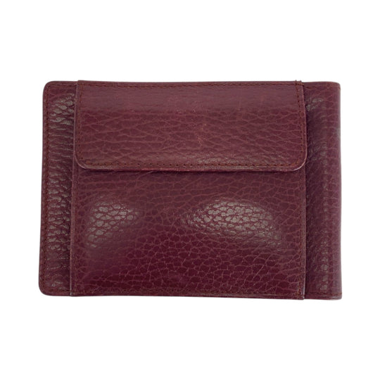 CARTIER Bifold Wallet leather Bordeaux Must Line Money clip