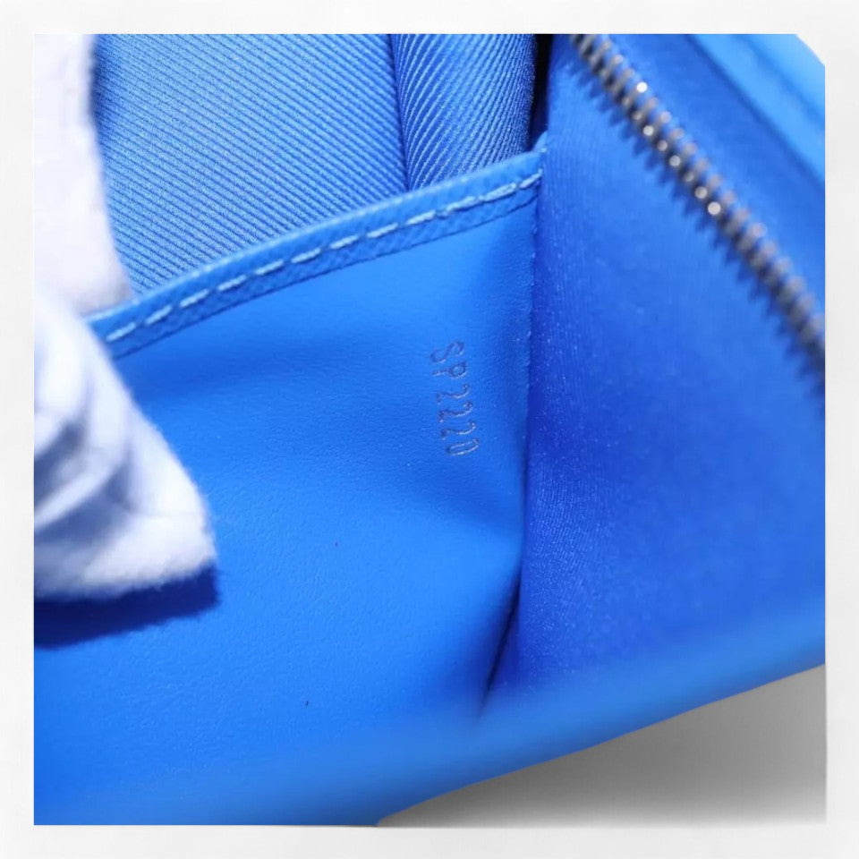 Louis Vuitton Monogram Clouds Pochette Voyage Clutch Bag Blue