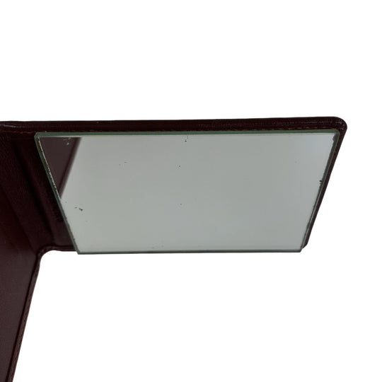 CARTIER Other accessories leather wine-red Must Line