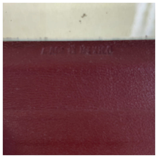 CARTIER Other accessories leather wine-red Must Line