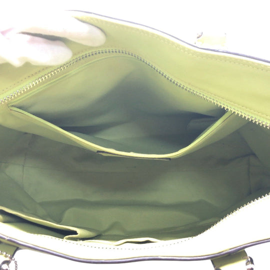 COACH Tote Bag B0959 F13098 leather Green light green Tote Bag handbag Women Used Authentic