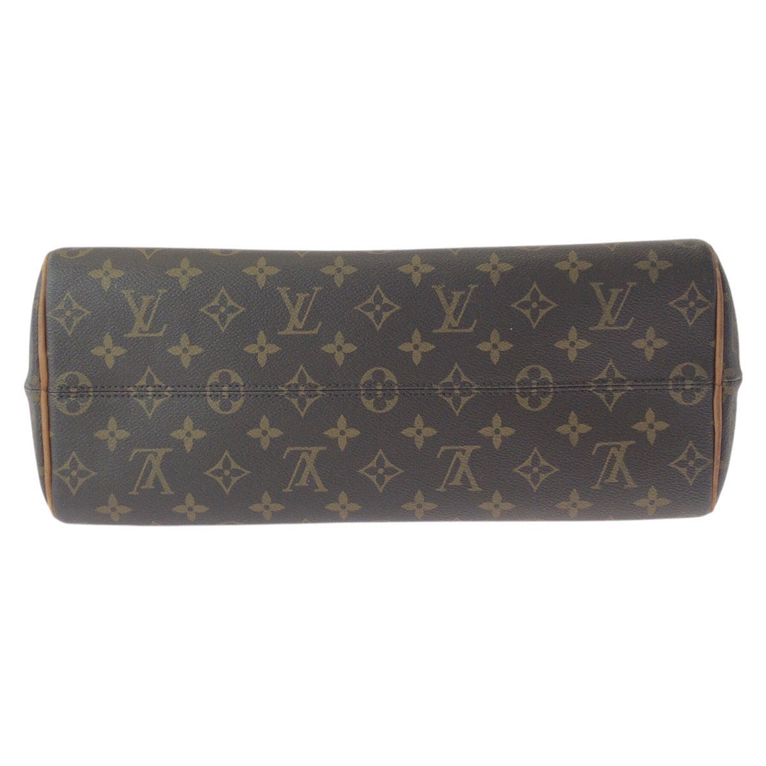 LOUIS VUITTON Tote Bag M50204 PVC, Leather Brown Gold Metal Tote Bag handbag Monogram Special Order SPO Nolita Women Used Authentic