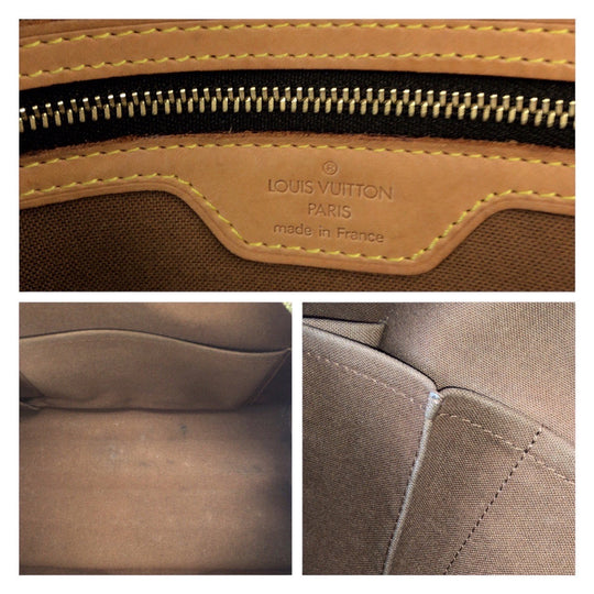 LOUIS VUITTON Tote Bag M50204 PVC, Leather Brown Gold Metal Tote Bag handbag Monogram Special Order SPO Nolita Women Used Authentic