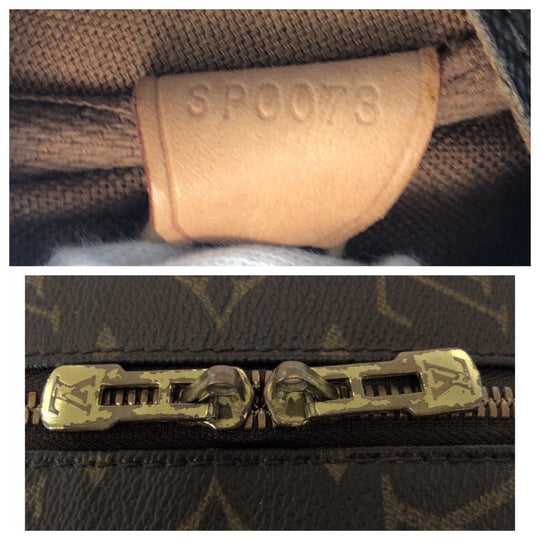 LOUIS VUITTON Tote Bag M50204 PVC, Leather Brown Gold Metal Tote Bag handbag Monogram Special Order SPO Nolita Women Used Authentic