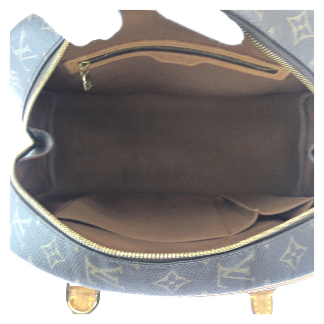 LOUIS VUITTON Tote Bag M50204 PVC, Leather Brown Gold Metal Tote Bag handbag Monogram Special Order SPO Nolita Women Used Authentic