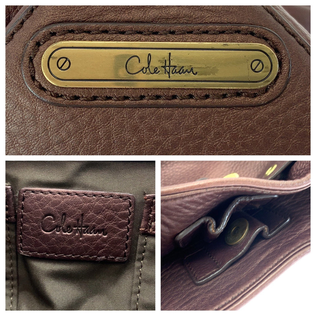 COLE HAAN Shoulder Bag leather Brown