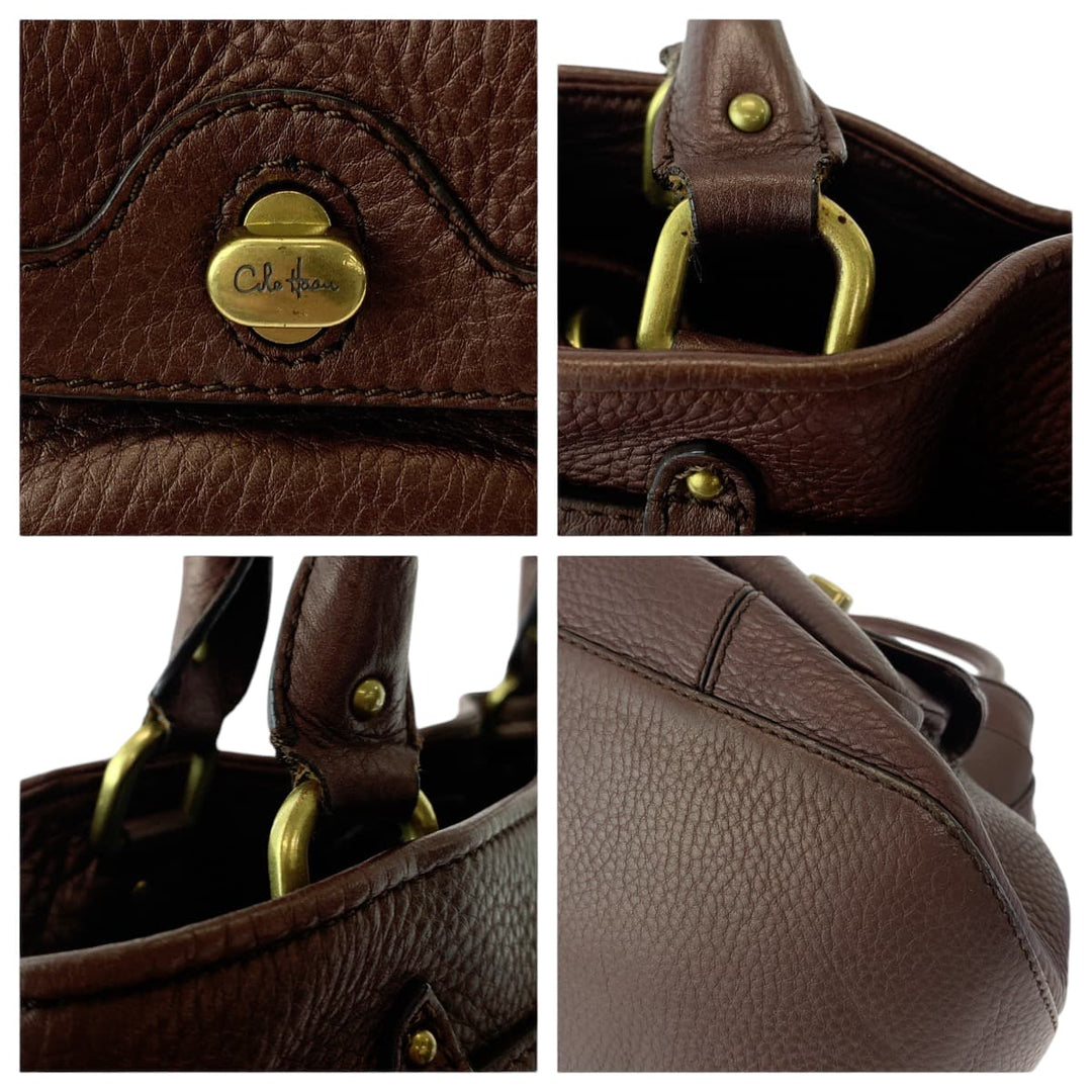 COLE HAAN Shoulder Bag leather Brown