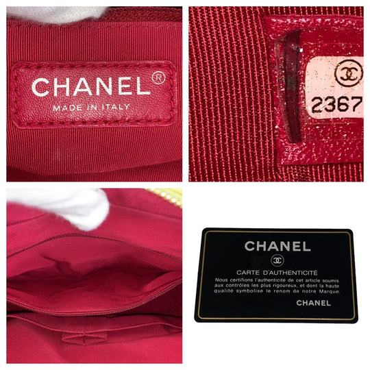 CHANEL Shoulder Bag Suede, Leather Blue red yellow Shoulder Bag ChainShoulder Bag Gabriel de Chanel Women Used Authentic