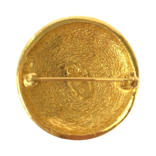 CHANEL Brooch plating gold Brooch COCO Mark Women Used Authentic