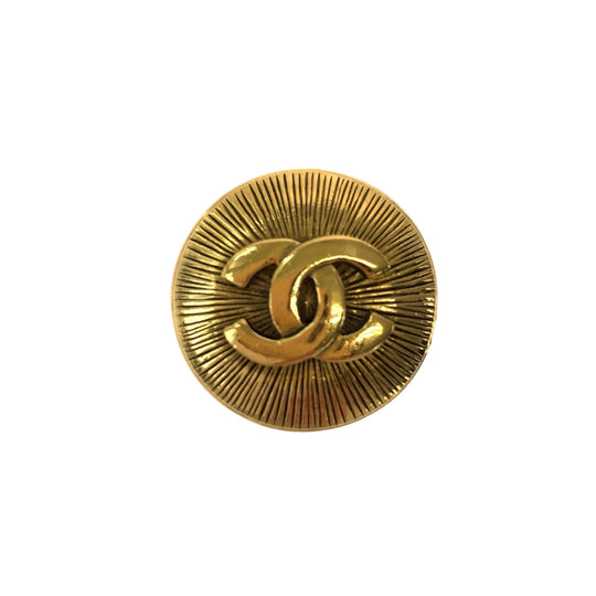 CHANEL Brooch plating gold Brooch COCO Mark Women Used Authentic