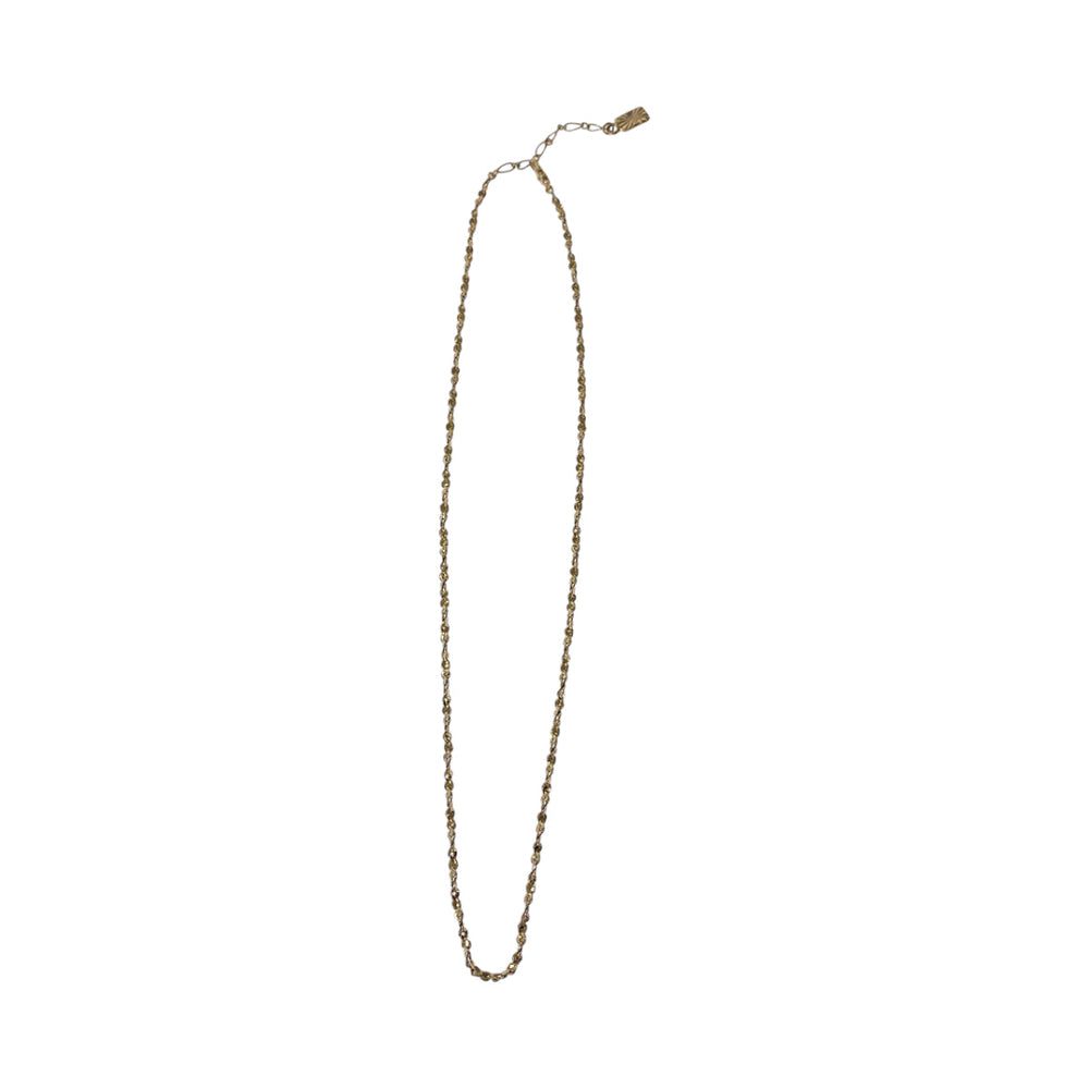 MANUAL ALPHABET Necklace plating gold
