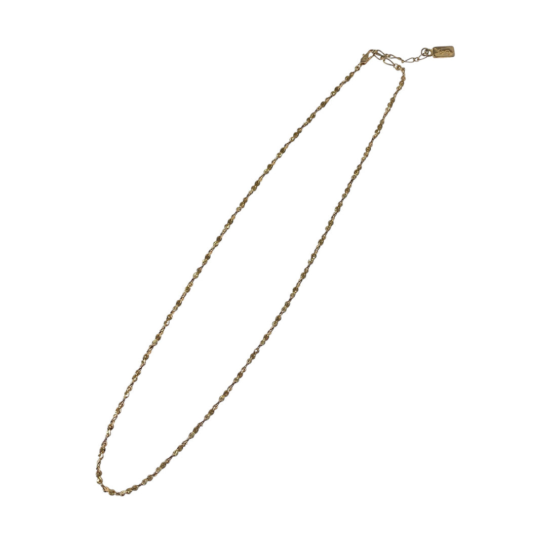 MANUAL ALPHABET Necklace plating gold