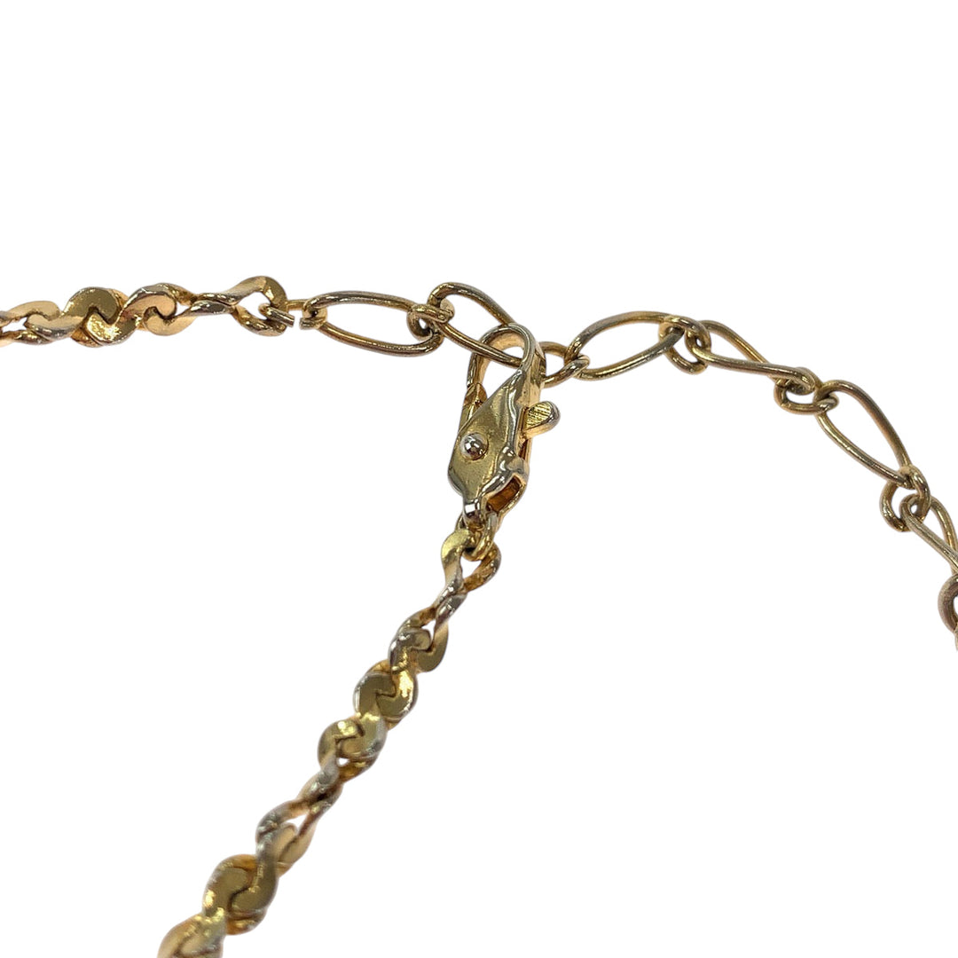 MANUAL ALPHABET Necklace plating gold