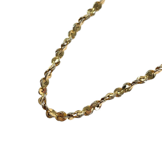 MANUAL ALPHABET Necklace plating gold