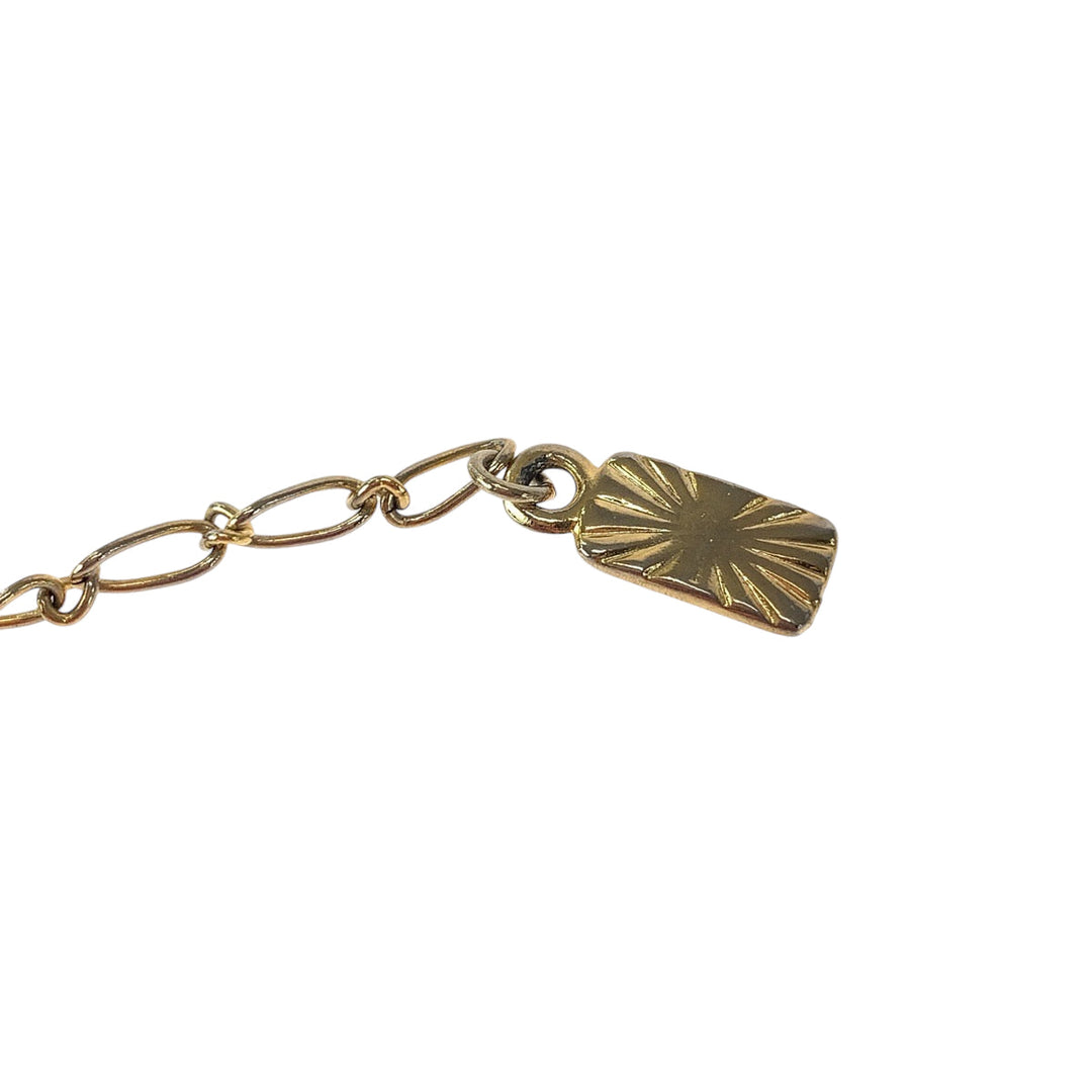 MANUAL ALPHABET Necklace plating gold