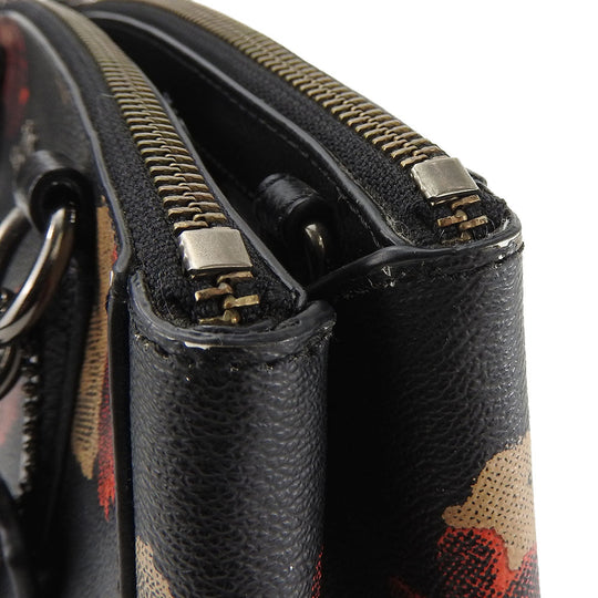 COACH Handbag F55538 PVC, Leather black Women Used Authentic