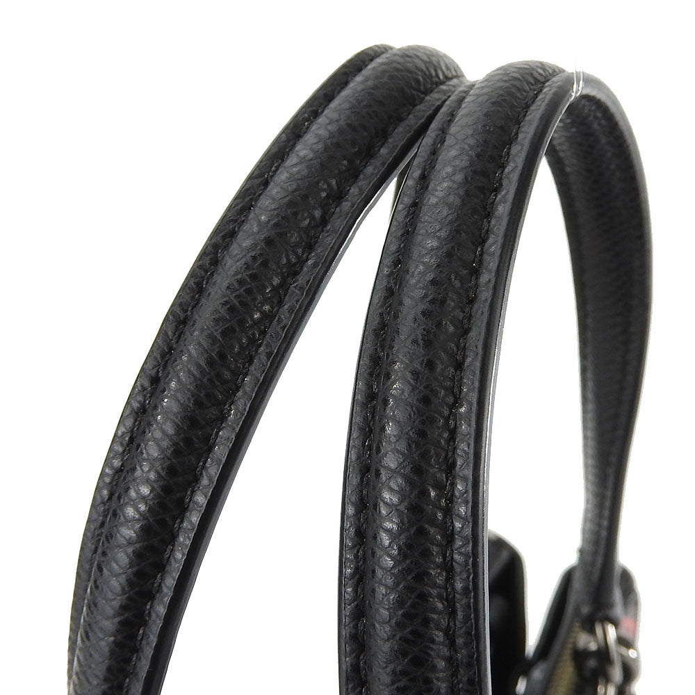 COACH Handbag F55538 PVC, Leather black Women Used Authentic