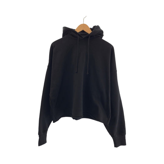 VETEMENTS Hoodie UAH21TR542 cotton black Hoodie 22AW Cut-off pullover mens S Used Authentic