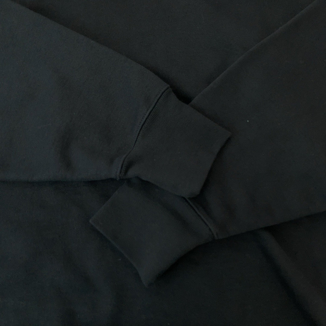 VETEMENTS Hoodie UAH21TR542 cotton black Hoodie 22AW Cut-off pullover mens S Used Authentic