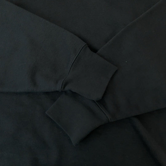 VETEMENTS Hoodie UAH21TR542 cotton black Hoodie 22AW Cut-off pullover mens S Used Authentic