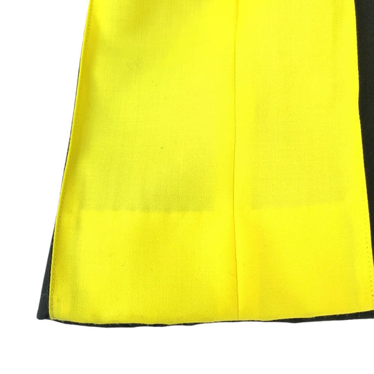 LOEWE Pants S359Y04X30 wool Black Yellow Wide Pants Baggy Pants Women 32 Used Authentic