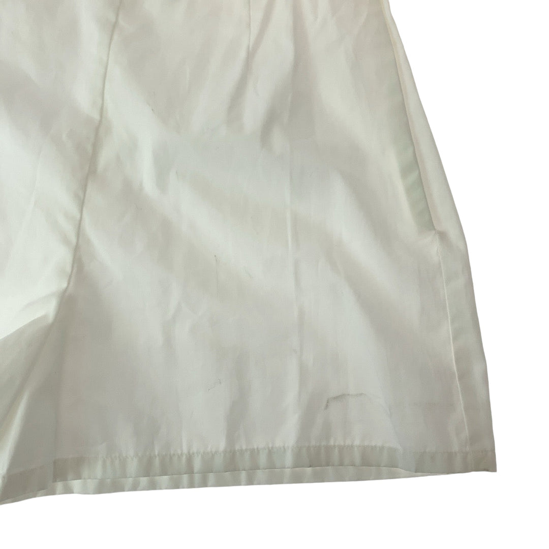PRADA Shorts cotton white Shorts Half pants with inner Polka Dot Cutwork Women 36 Used Authentic