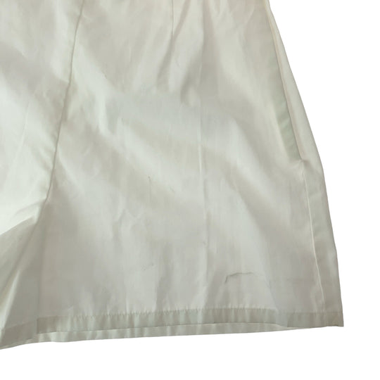 PRADA Shorts cotton white Shorts Half pants with inner Polka Dot Cutwork Women 36 Used Authentic