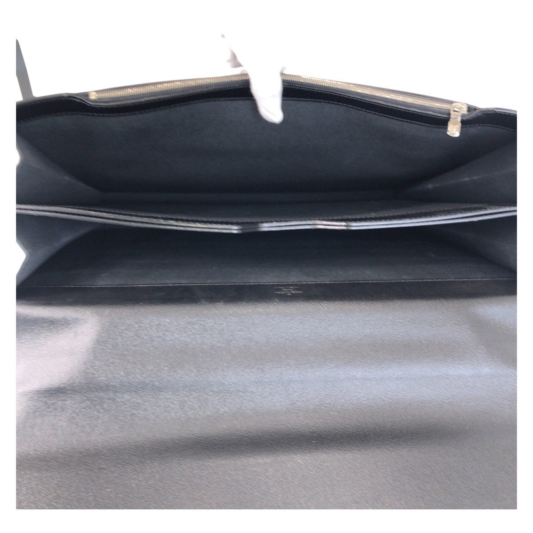 LOUIS VUITTON Business bag M54532 Epi Leather Noir Black SilverMetal Business bag briefcase Epi Robusto mens Used Authentic
