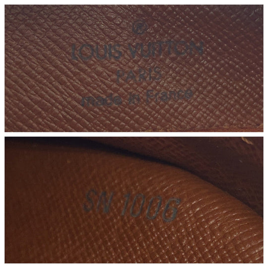 LOUIS VUITTON Shoulder Bag M51221 PVC Brown Gold Metal Shoulder Bag Crossbody Non-sticky Monogram Blois Women Used Authentic
