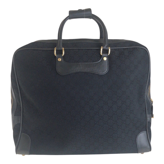 GUCCI Business bag GG canvas Black GoldMetal Business bag briefcase Old Gucci mens Used Authentic