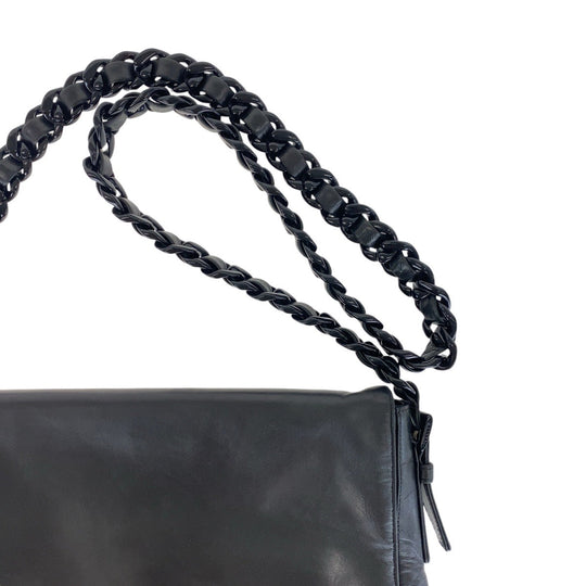 PRADA Shoulder Bag Leather, Plastic Black black Crossbody Shoulder Bag Pochette Women Used Authentic
