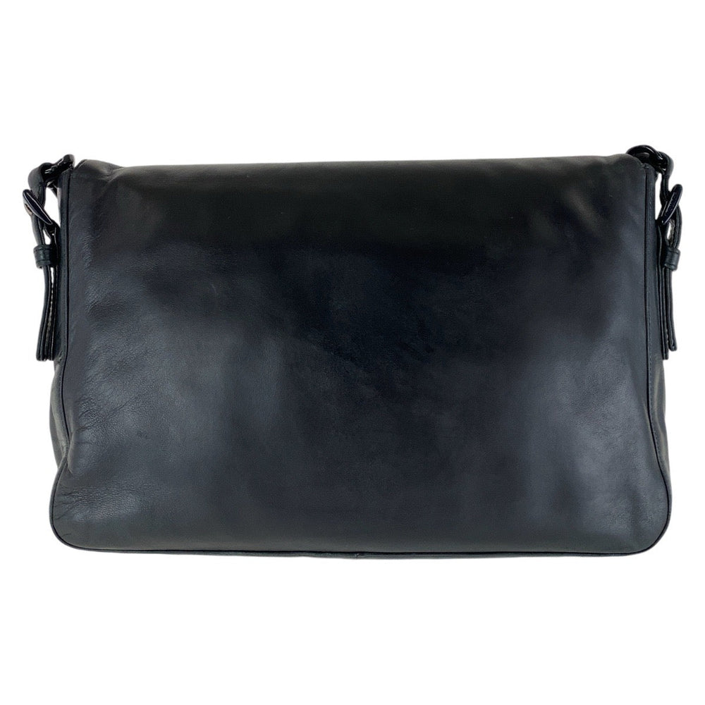 PRADA Shoulder Bag Leather, Plastic Black black Crossbody Shoulder Bag Pochette Women Used Authentic