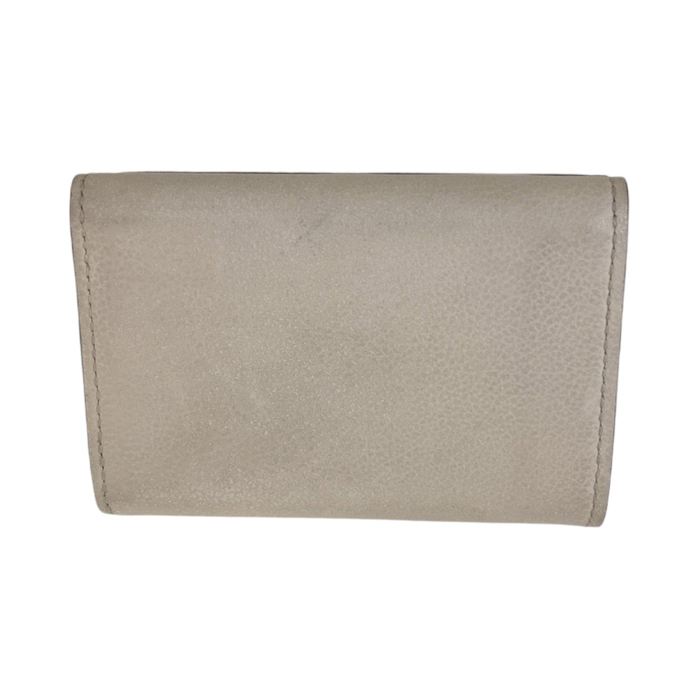 LOUIS VUITTON Tri-fold wallet M80984 leather Black Ivory Gold Metal Folding wallet Compact wallet Portefeuille Rock Mini Women Used Authentic