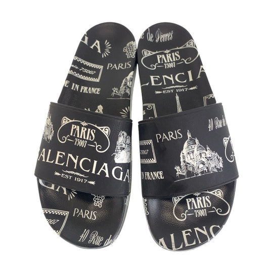 BALENCIAGA Sandals Rubber Bi-color mens 45 Used Authentic