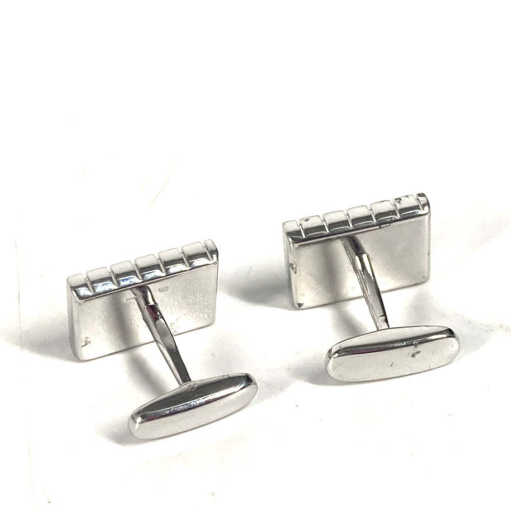 BVLGARI cuffs AG925 Silver logo mens Used Authentic