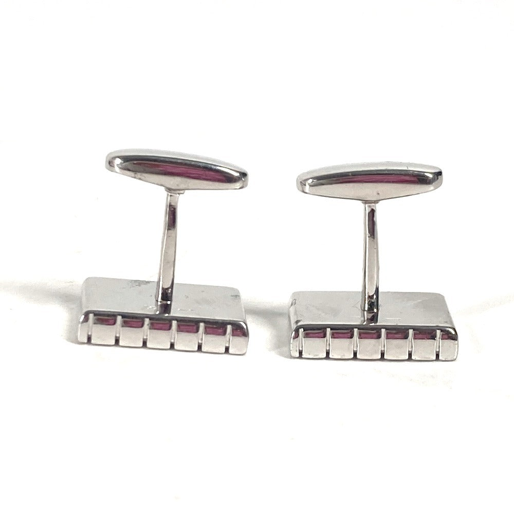 BVLGARI cuffs AG925 Silver logo mens Used Authentic