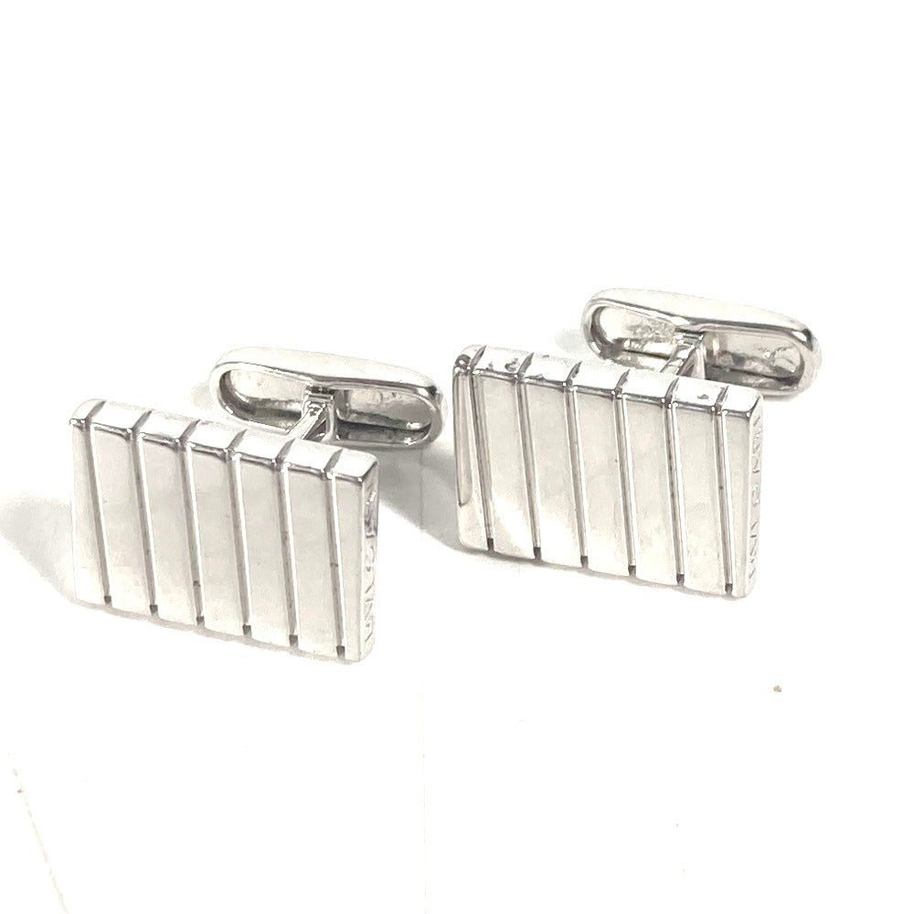 BVLGARI cuffs AG925 Silver logo mens Used Authentic