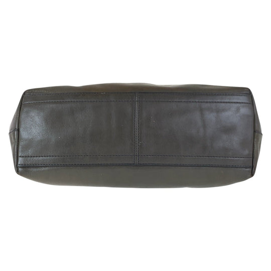 COACH Shoulder Bag 70559 leather Grey SilverMetal Crossbody Shoulder Bag Unisex mens(Unisex) Used Authentic