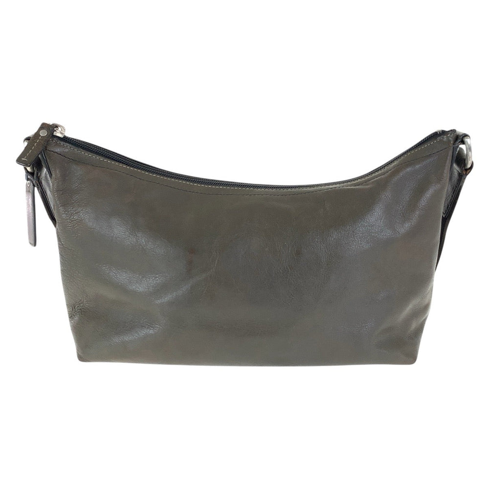 COACH Shoulder Bag 70559 leather Grey SilverMetal Crossbody Shoulder Bag Unisex mens(Unisex) Used Authentic