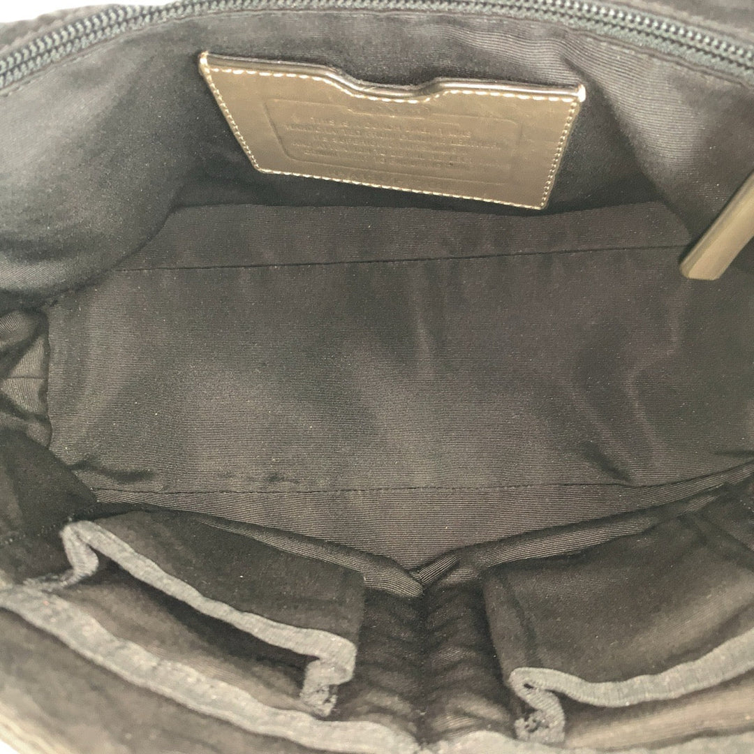 COACH Shoulder Bag 70559 leather Grey SilverMetal Crossbody Shoulder Bag Unisex mens(Unisex) Used Authentic