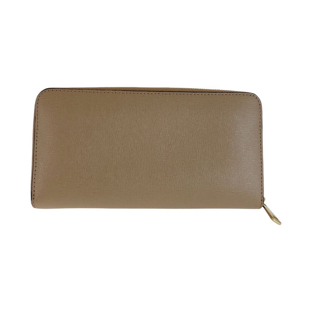 Furla Long Wallet Purse leather beige Babylone