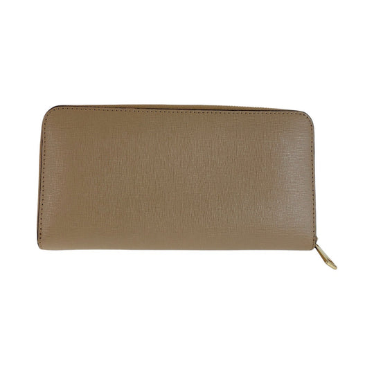 Furla Long Wallet Purse leather beige Babylone