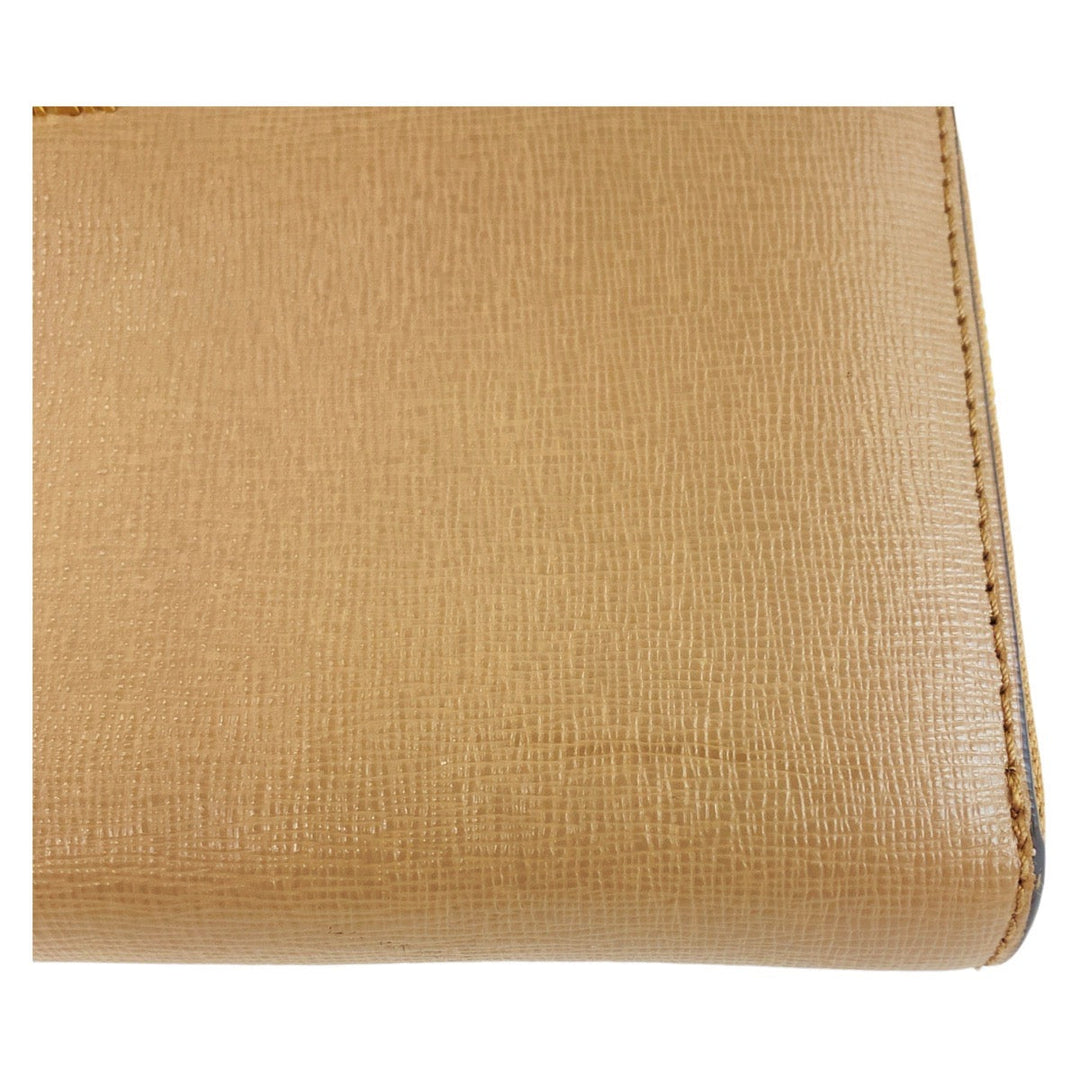 Furla Long Wallet Purse leather beige Babylone