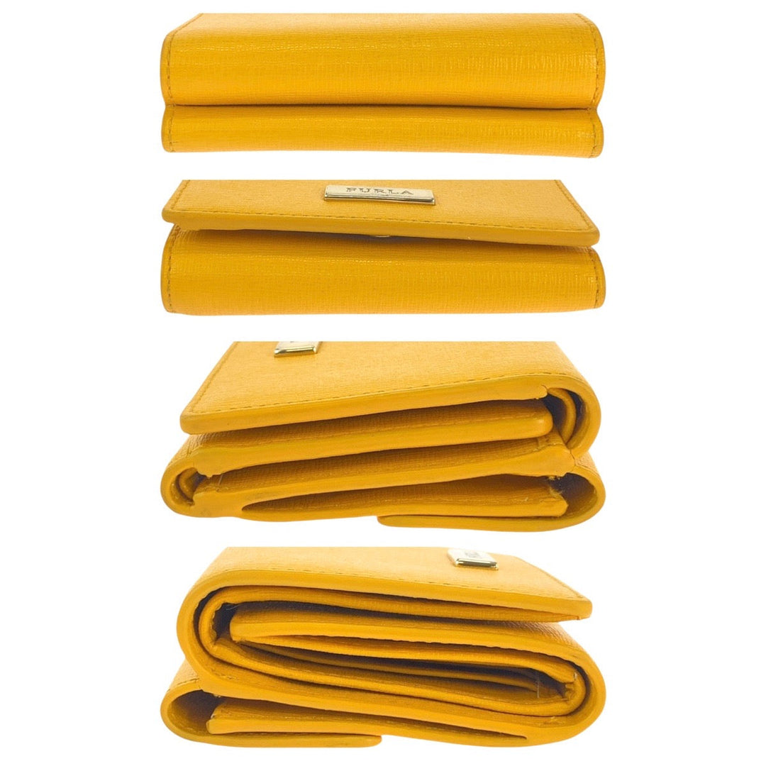 Furla Bifold Wallet leather yellow