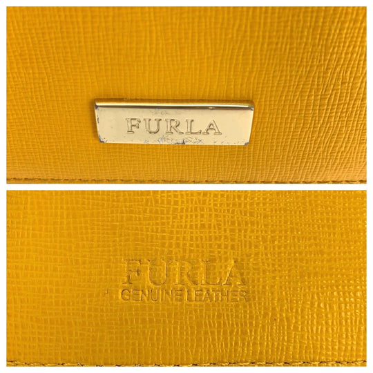 Furla Bifold Wallet leather yellow