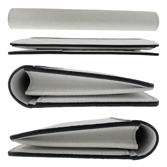 LOUIS VUITTON Long Wallet Purse M30298 PVC Antarctica White SilverMetal Long Wallet Purse Taigalama Portefeuille Braza mens Used Authentic
