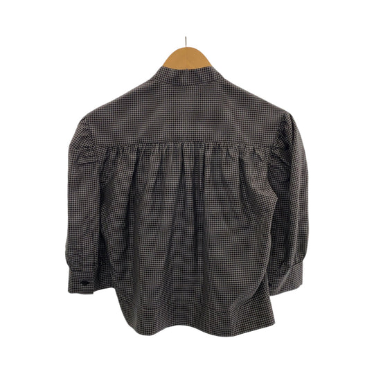 Dior Short sleeve shirt 951B09A6028 silk black Short sleeve shirts, 3/4 sleeve shirts Bee embroidered bow tie Women 38 Used Authentic