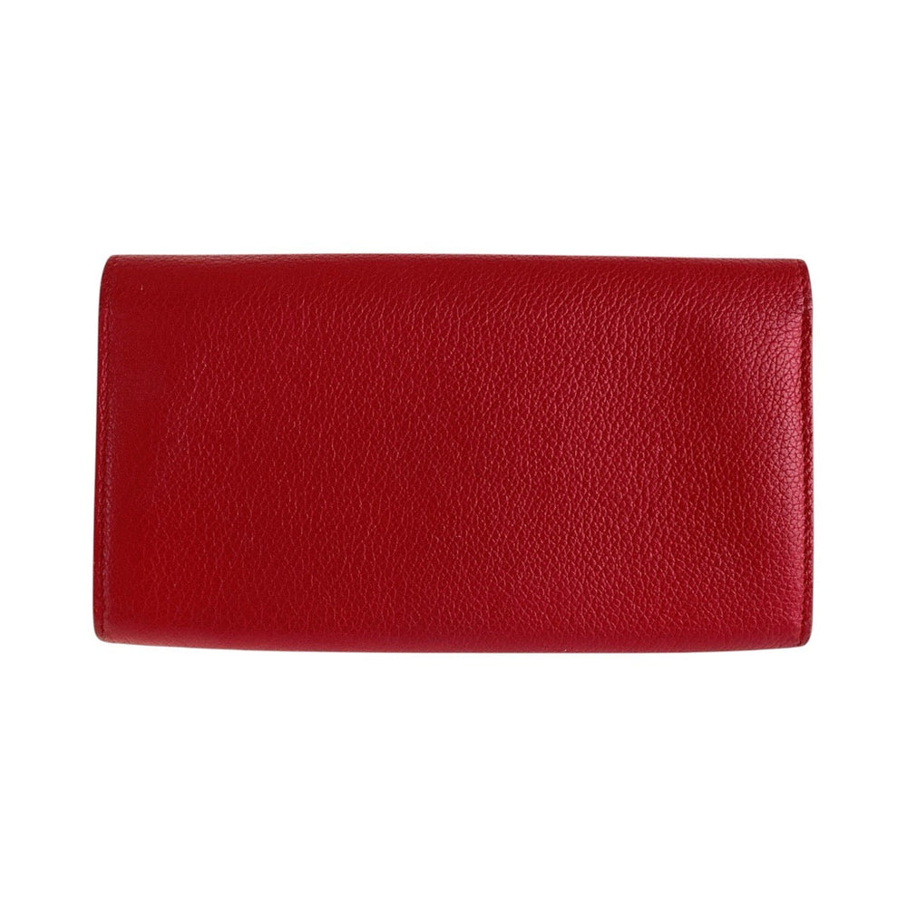 LOUIS VUITTON Long Wallet Purse M61277 leather Red Long Wallet Purse Portefeuille Rock Me Women Used Authentic
