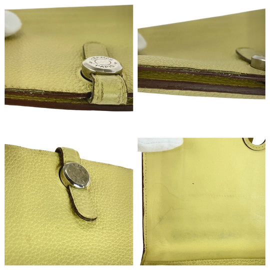 HERMES Long Wallet Purse Togo Jonupussan Long Wallet Purse Long wallet unisex Dogon GM Women Used Authentic